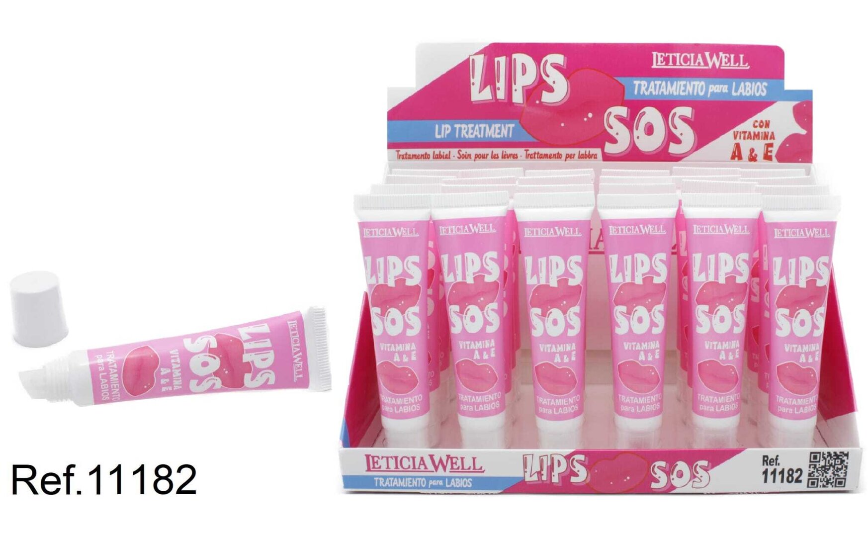 TRATAMIENTO LABIOS(0.65€ UNIDAD) PACK 24 LETICIA WELL