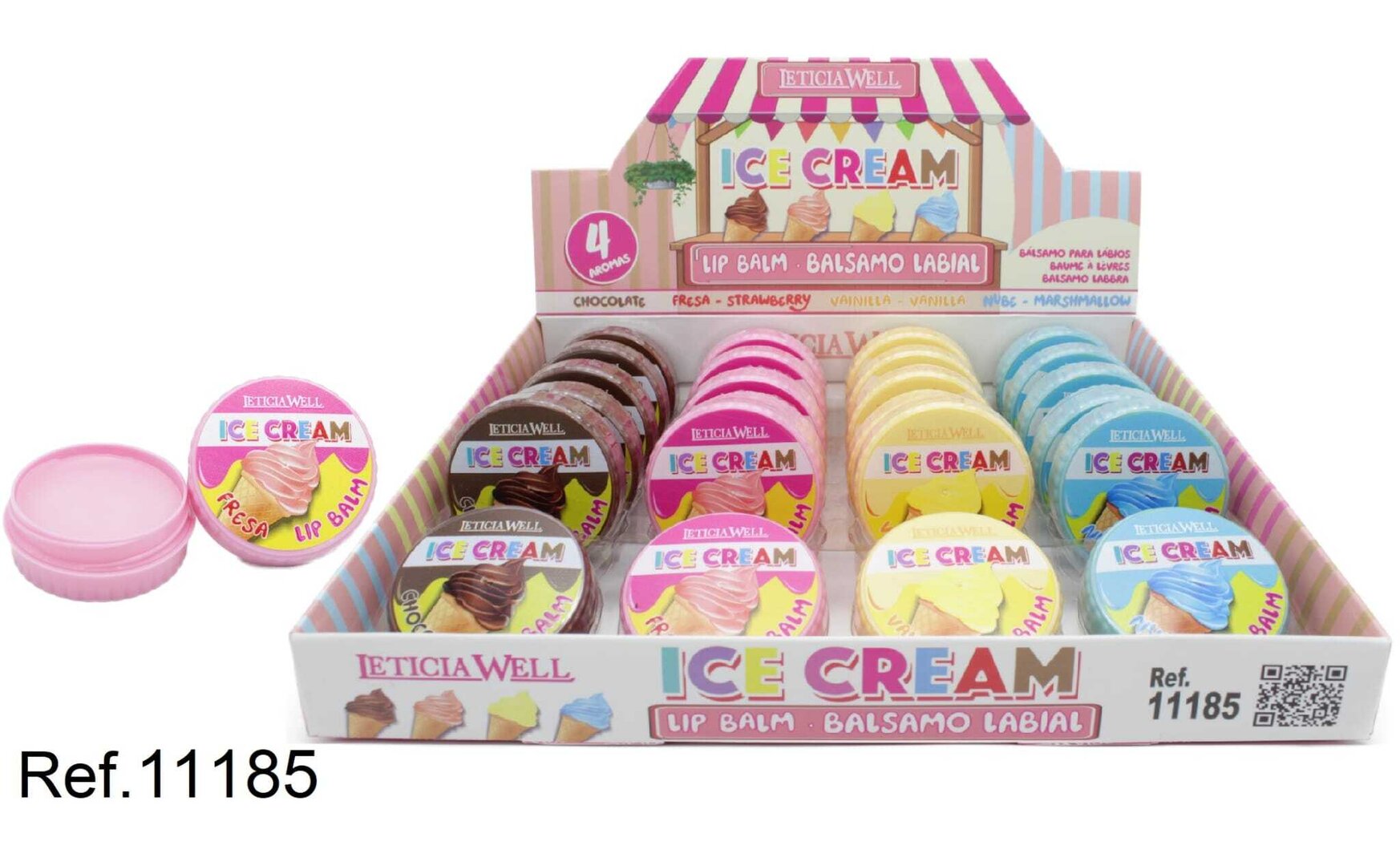 BALSAMO LABIAL (0,57 €‚ UNIDAD) PACK 24 LETICIA WELL