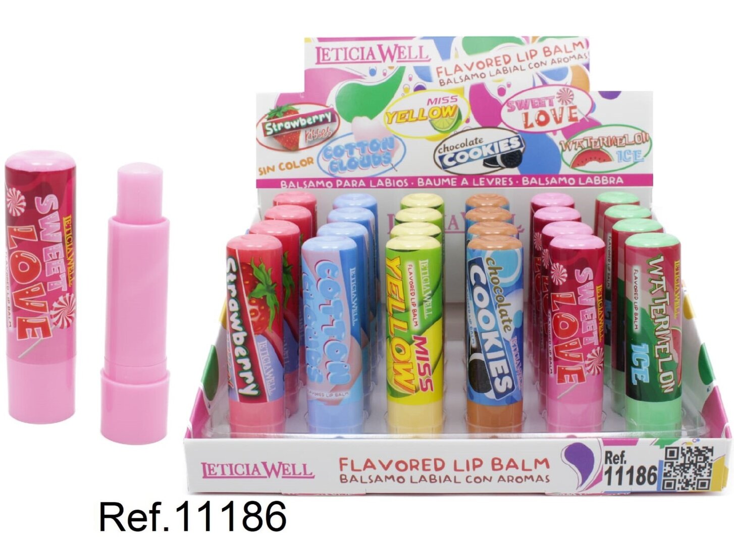 BALSAMO LABIAL (0,45 €‚ UNIDAD) PACK 24 LETICIA WELL