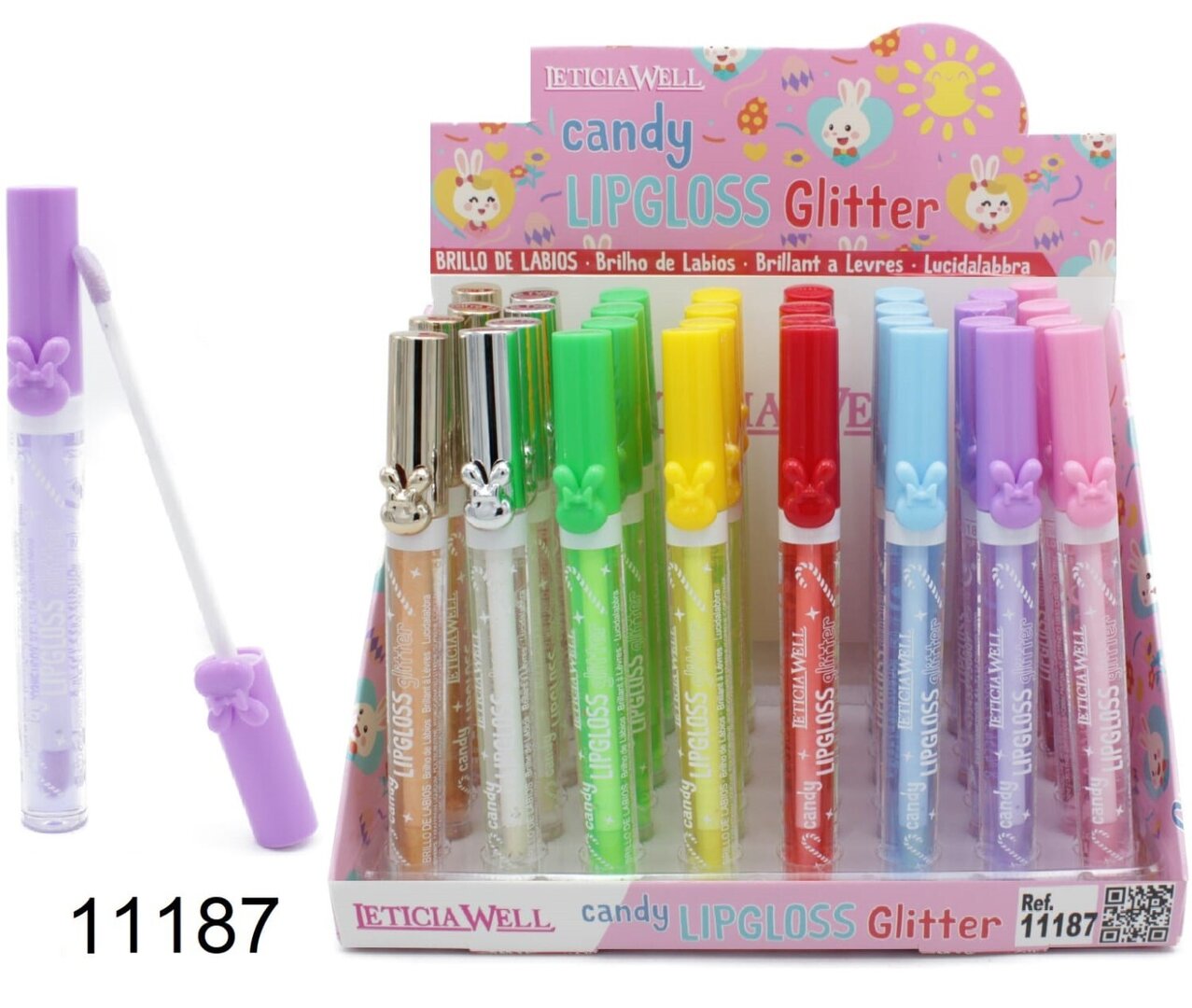 BRILLO LABIOS(0.57€‚ UNIDAD) PACK 32 LETICIA WELL
