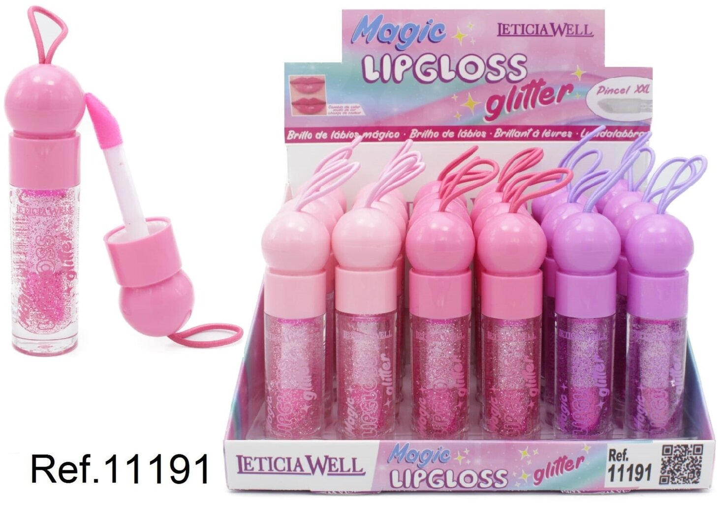 BRILLO LABIOS(0,69 €‚ UNIDAD) PACK 24 LETICIA WELL