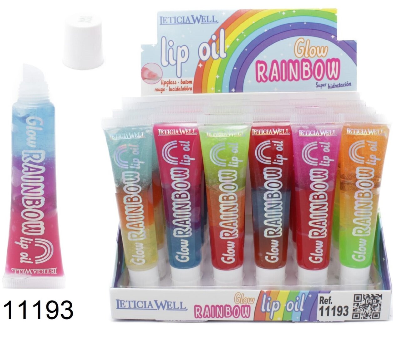 BRILLO LABIOS (0.60€ UNIDAD) PACK 24 LETICIA WELL