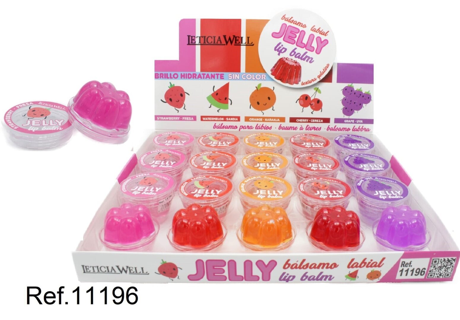 BALSAMO LABIAL (0,63 €‚ UNIDAD) PACK 20 LETICIA WELL