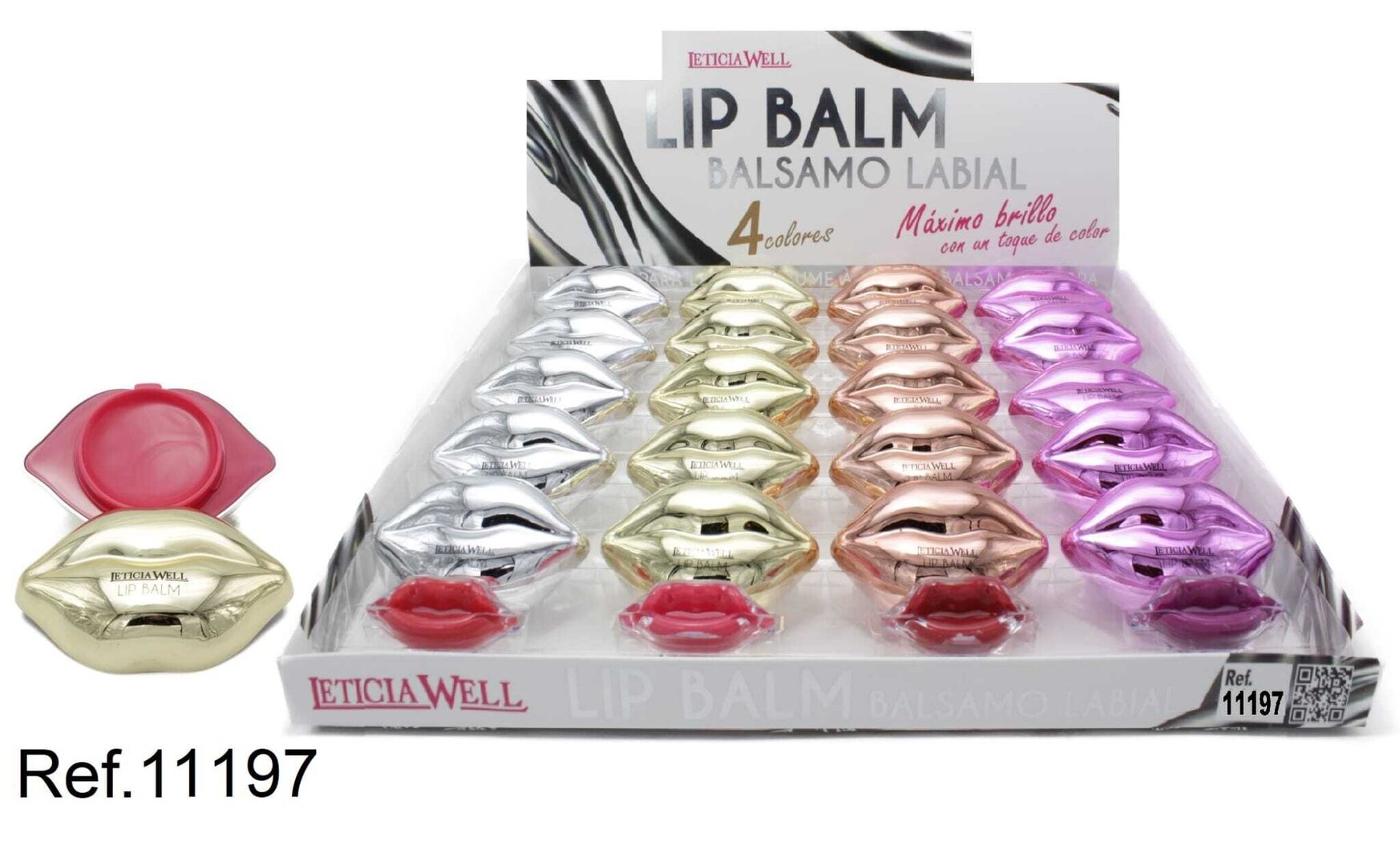 BALSAMO LABIAL (0,89 €‚ UNIDAD) PACK 20 LETICIA WELL