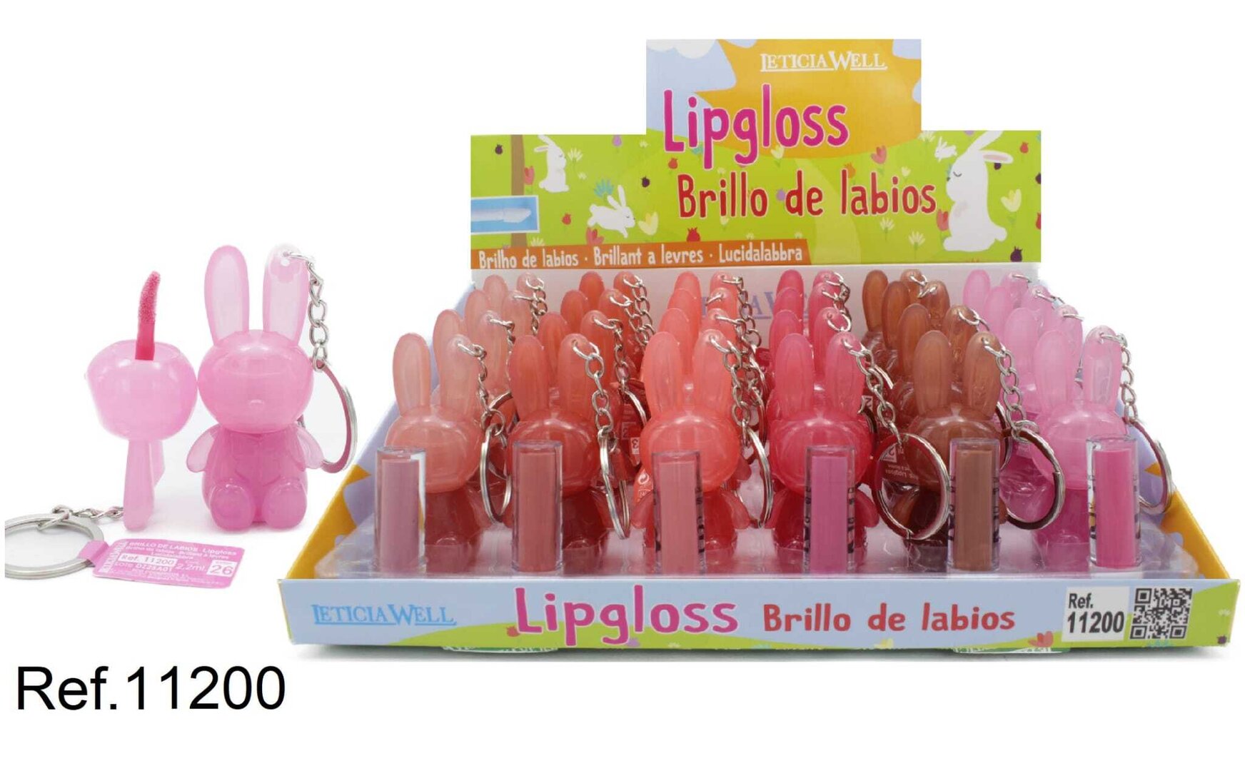 BRILLO LABIOS(0.95€‚ UNIDAD) PACK 24 LETICIA WELL