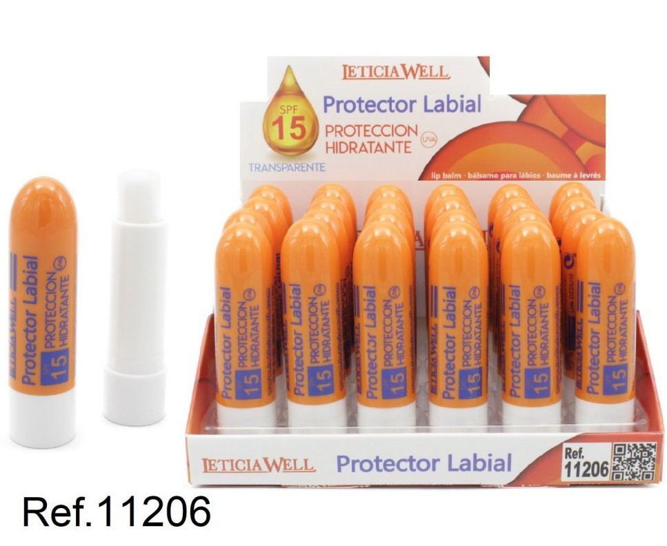 PROTECTOR LABIAL (0.45€ UNIDAD) PACK 24 LETICIA WELL