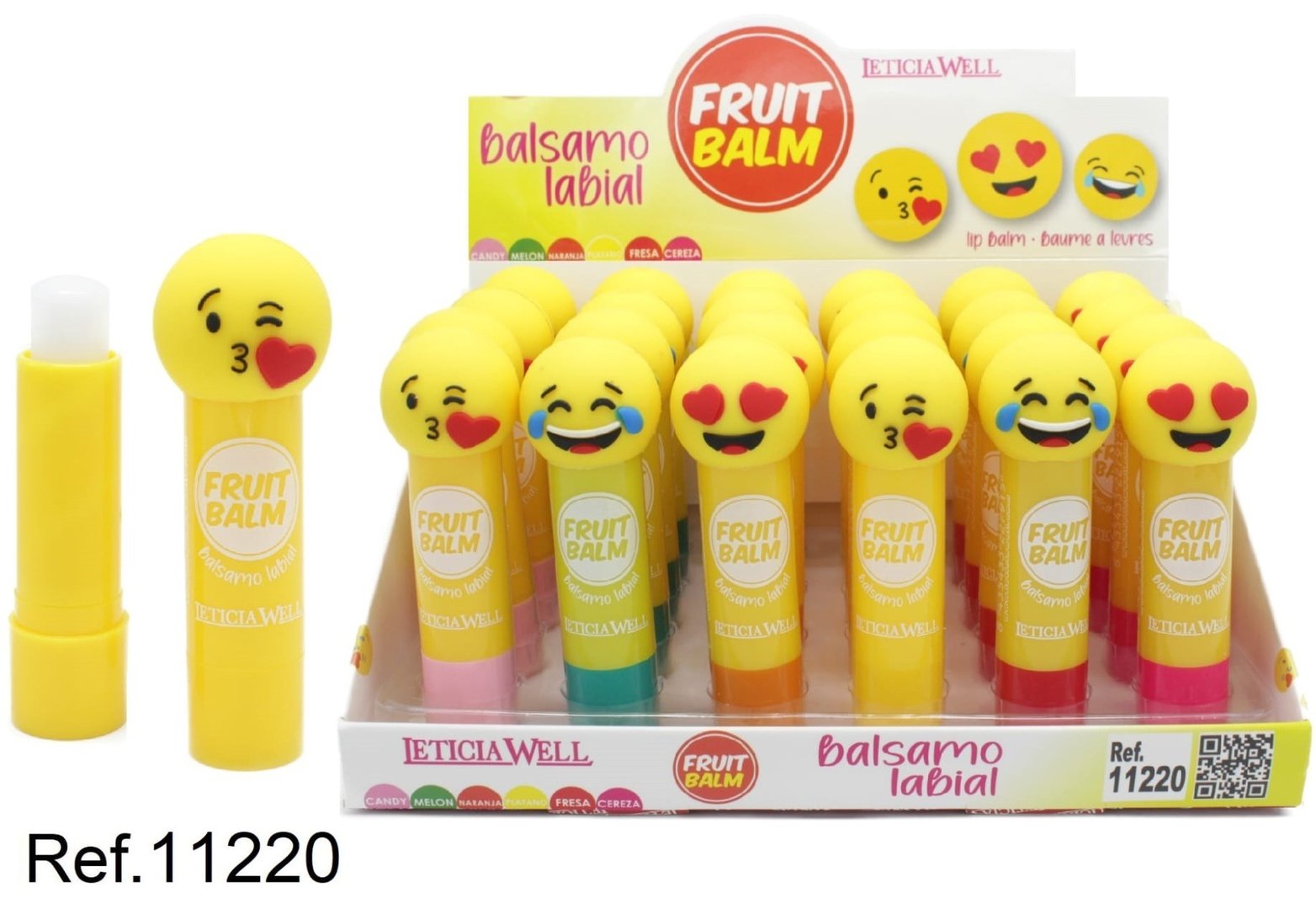 BALSAMO LABIAL 0,59 €‚ UNIDAD) PACK 24 LETICIA WELL