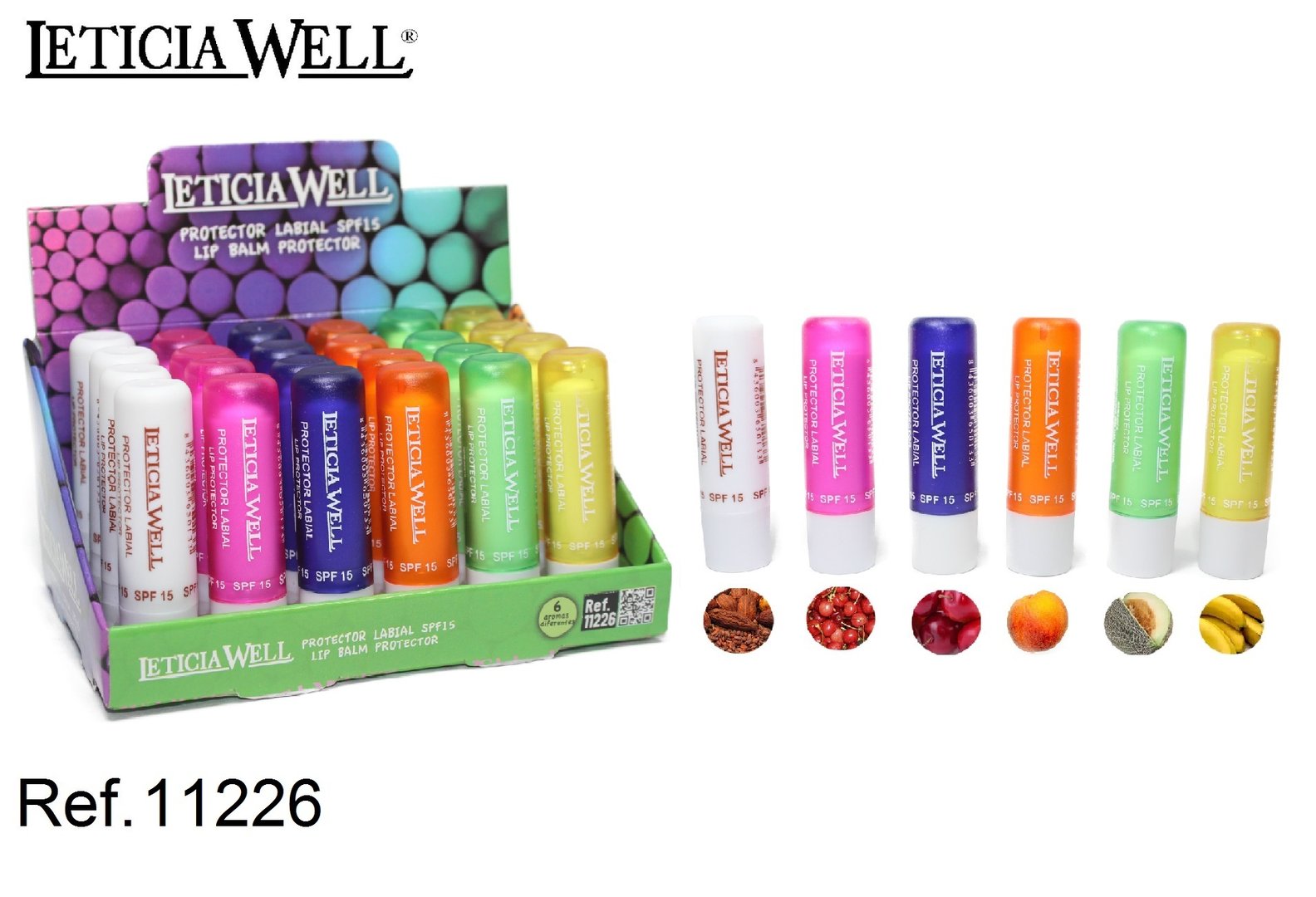 PROTECTOR LABIAL (0.45€ UNIDAD) PACK 24 LETICIA WELL