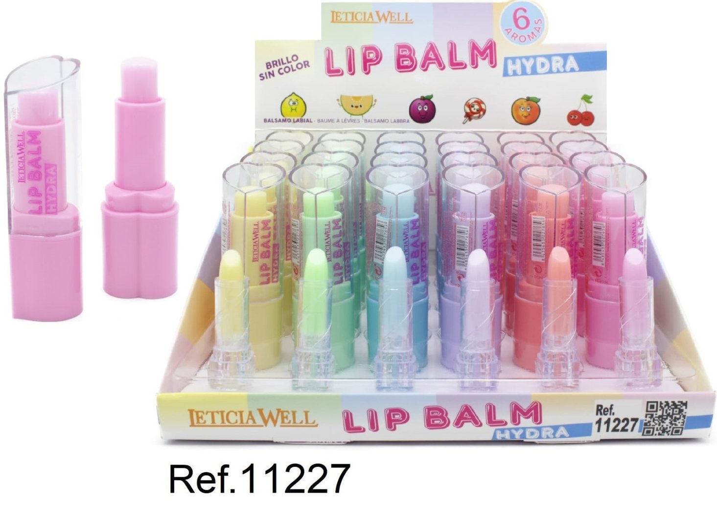 BALSAMO LABIAL (0,60 €‚ UNIDAD) PACK 24 LETICIA WELL