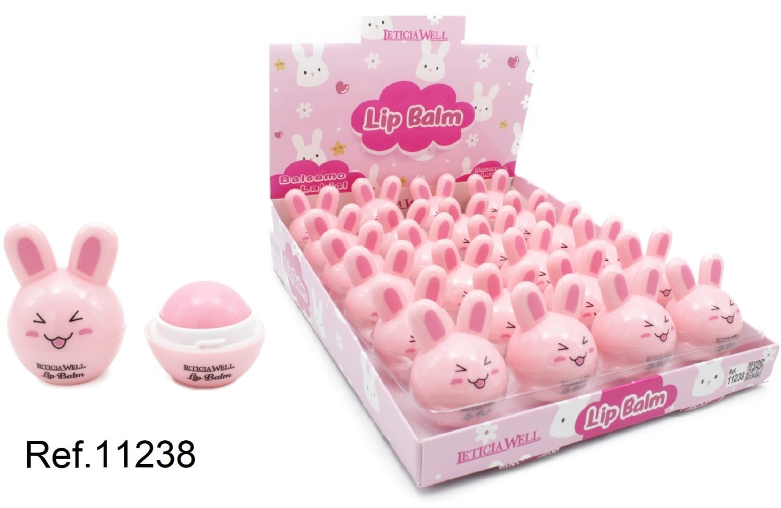 LIPBLAM (0.60€ UNIDAD) PACK 24 LETICIA WELL