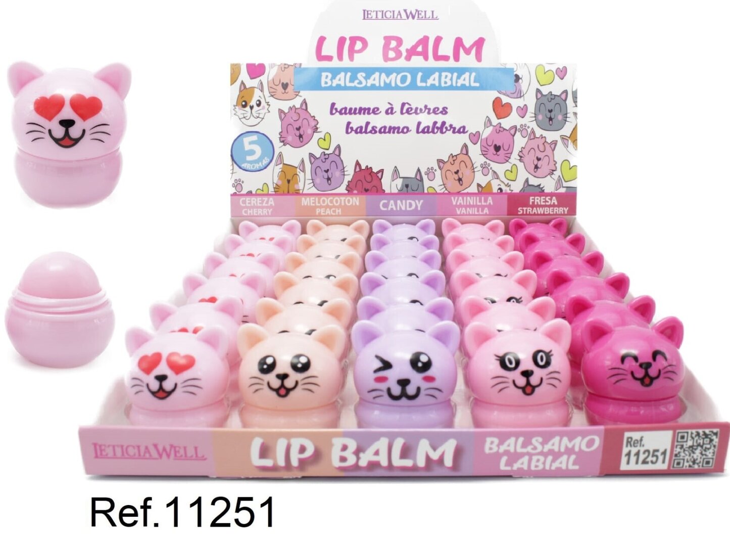 BALSAMO LABIAL (0,65 €‚ UNIDAD) PACK 30 LETICIA WELL