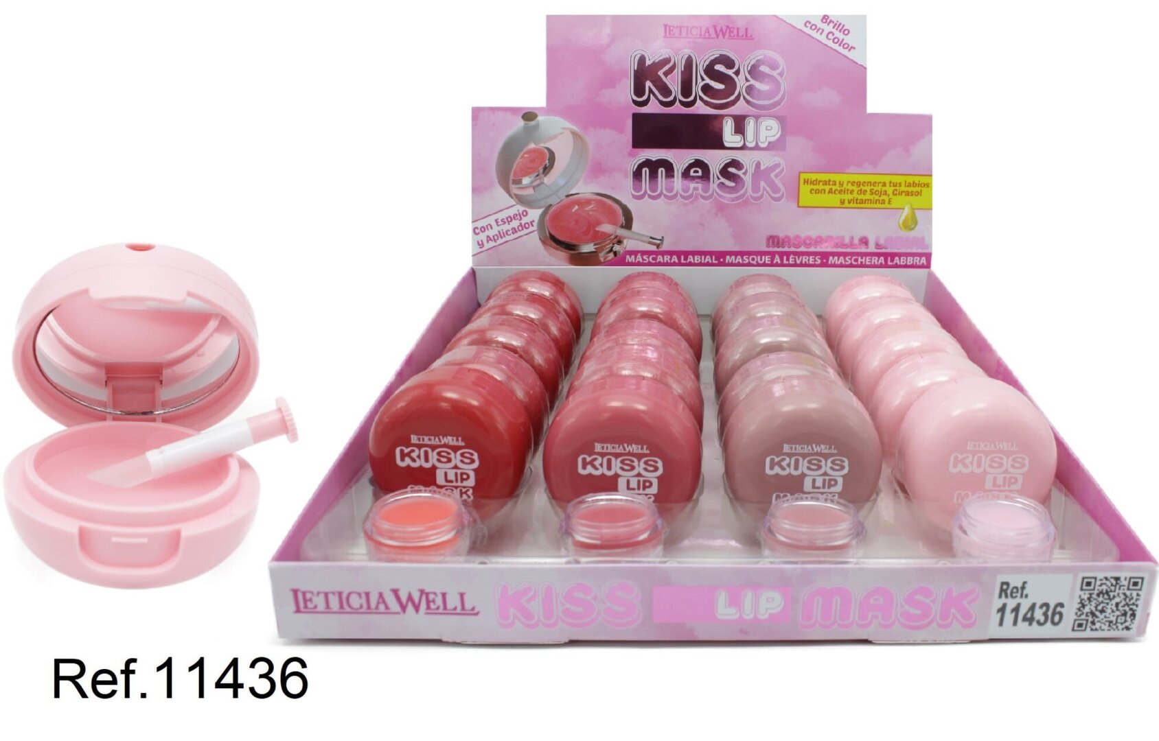 MASCARA LABIAL(0,95 € UNIDAD) PACK 20 LETICIA WELL