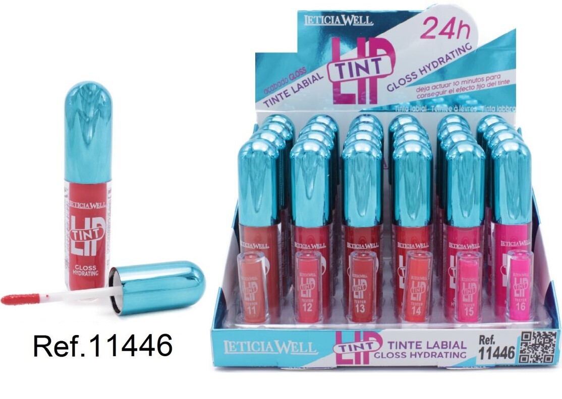TINTA LABIAL(0.75€‚ UNIDAD) PACK 24 LETICIA WELL