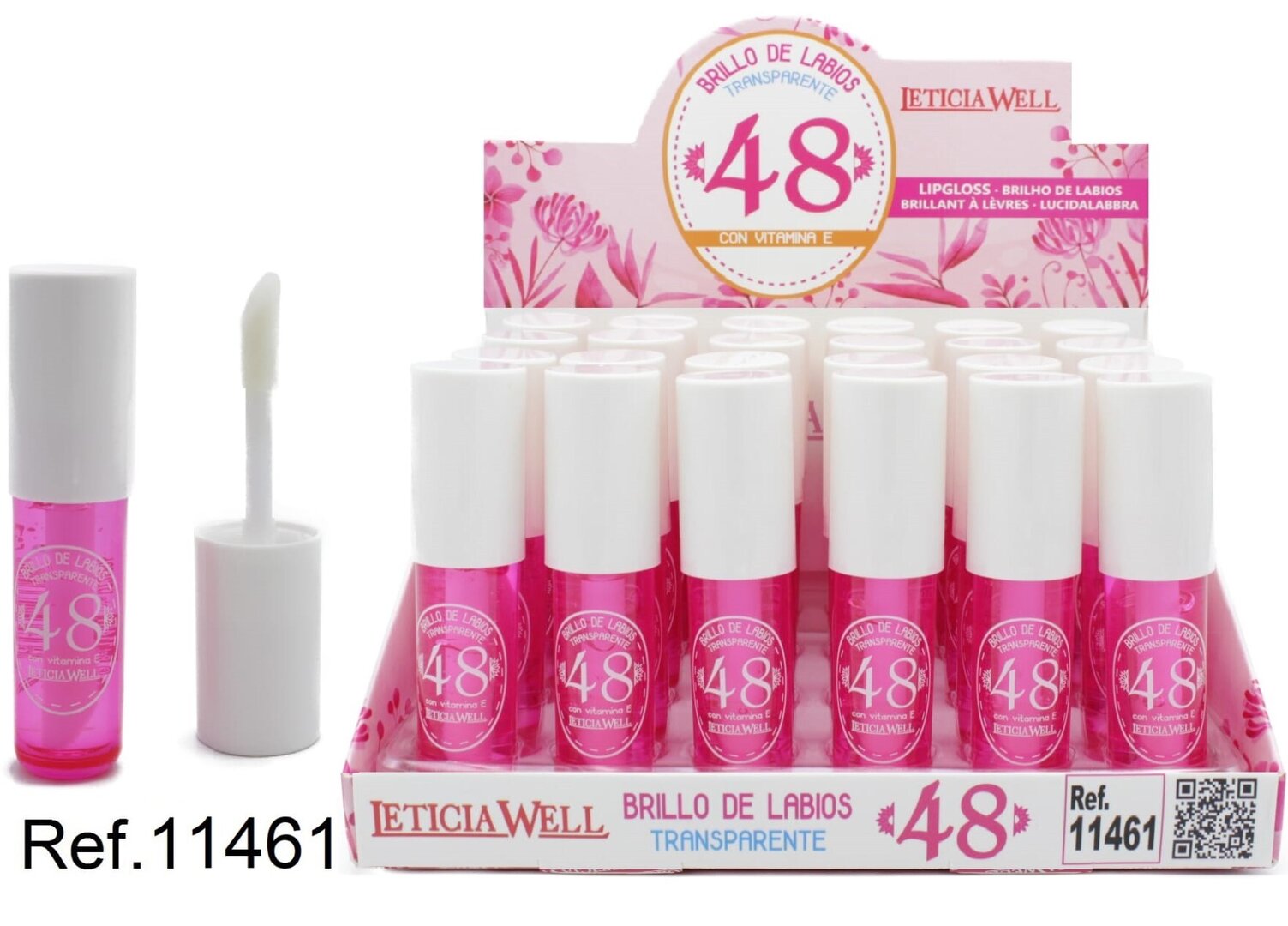 BRILLO LABIOS (0,69 € UNIDAD) PACK 24 LETICIA WELL