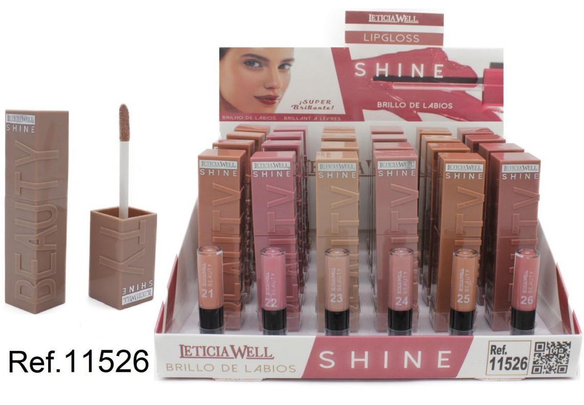 BRILLO LABIOS (0.81€‚ UNIDAD) PACK 24 LETICIA WELL