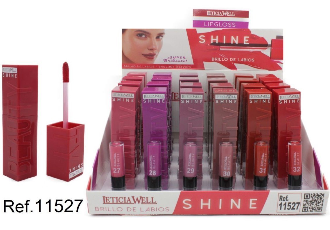 BRILLO LABIOS (0.81€‚ UNIDAD) PACK 24 LETICIA WELL