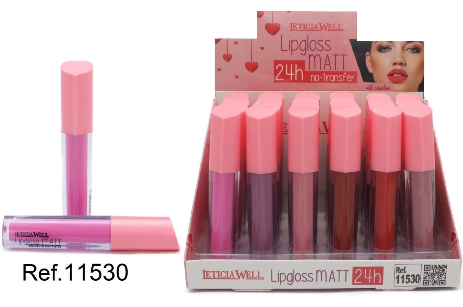 LIPGLOSS(0.70€‚ UNIDAD) PACK 24 LETICIA WELL