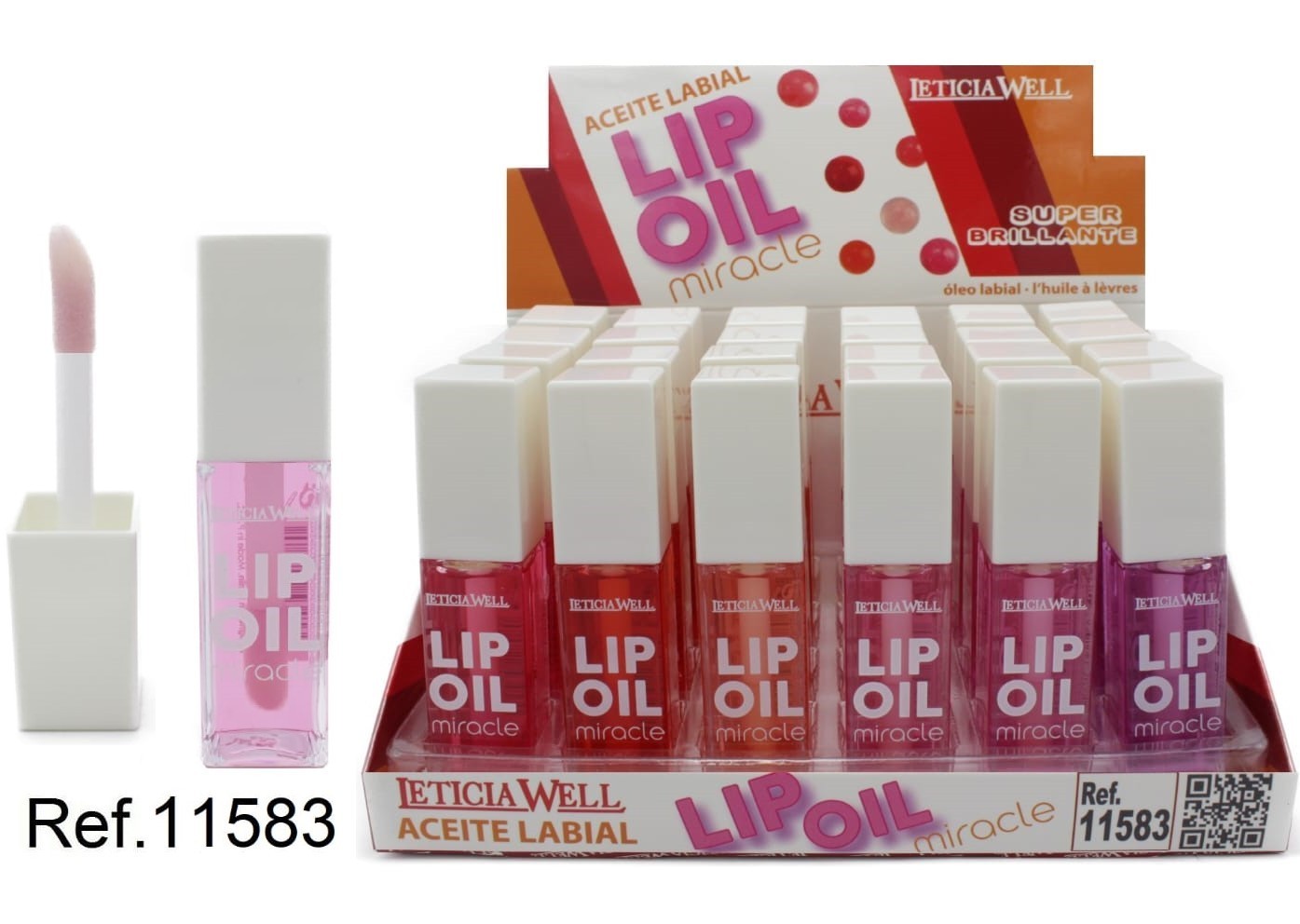 ACEITE LABIAL(0.70€‚ UNIDAD) PACK 24 LETICIA WELL