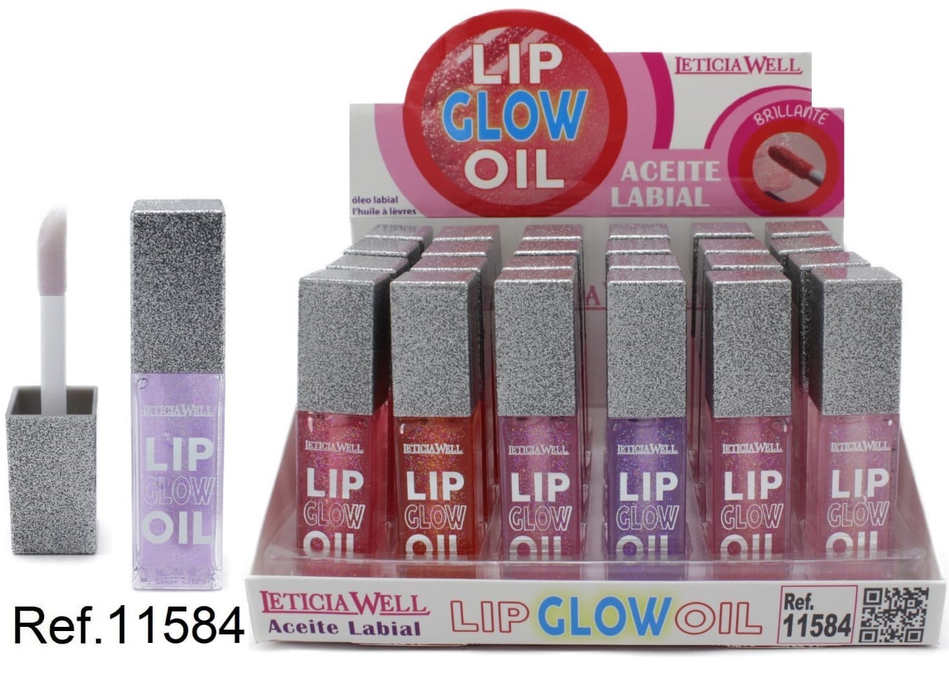 ACEITE LABIAL(0.75€‚ UNIDAD) PACK 24 LETICIA WELL