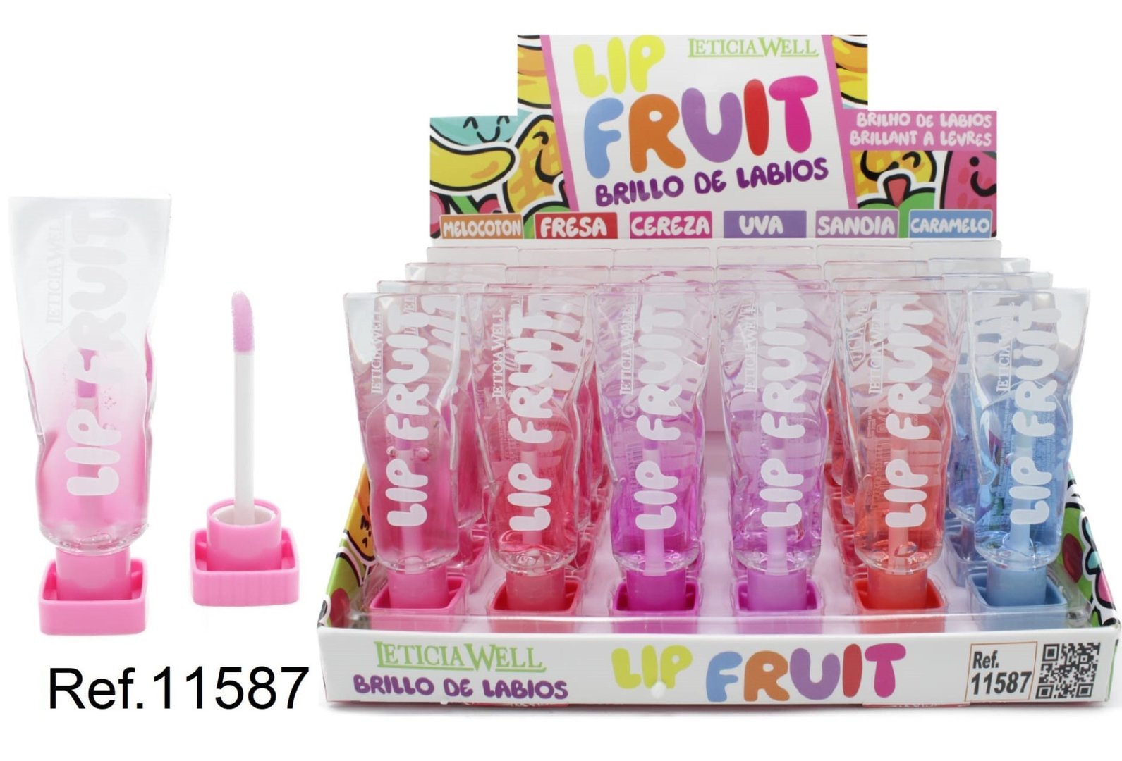 BRILLO LABIOS(0.65€‚ UNIDAD) PACK 24 LETICIA WELL