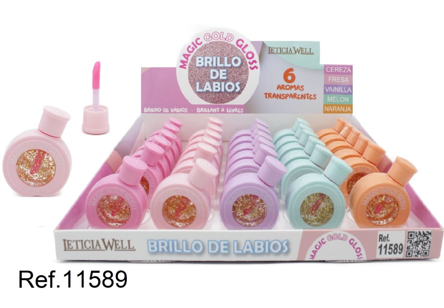 BRILLO LABIOS(0,70 €‚ UNIDAD) PACK 30 LETICIA WELL