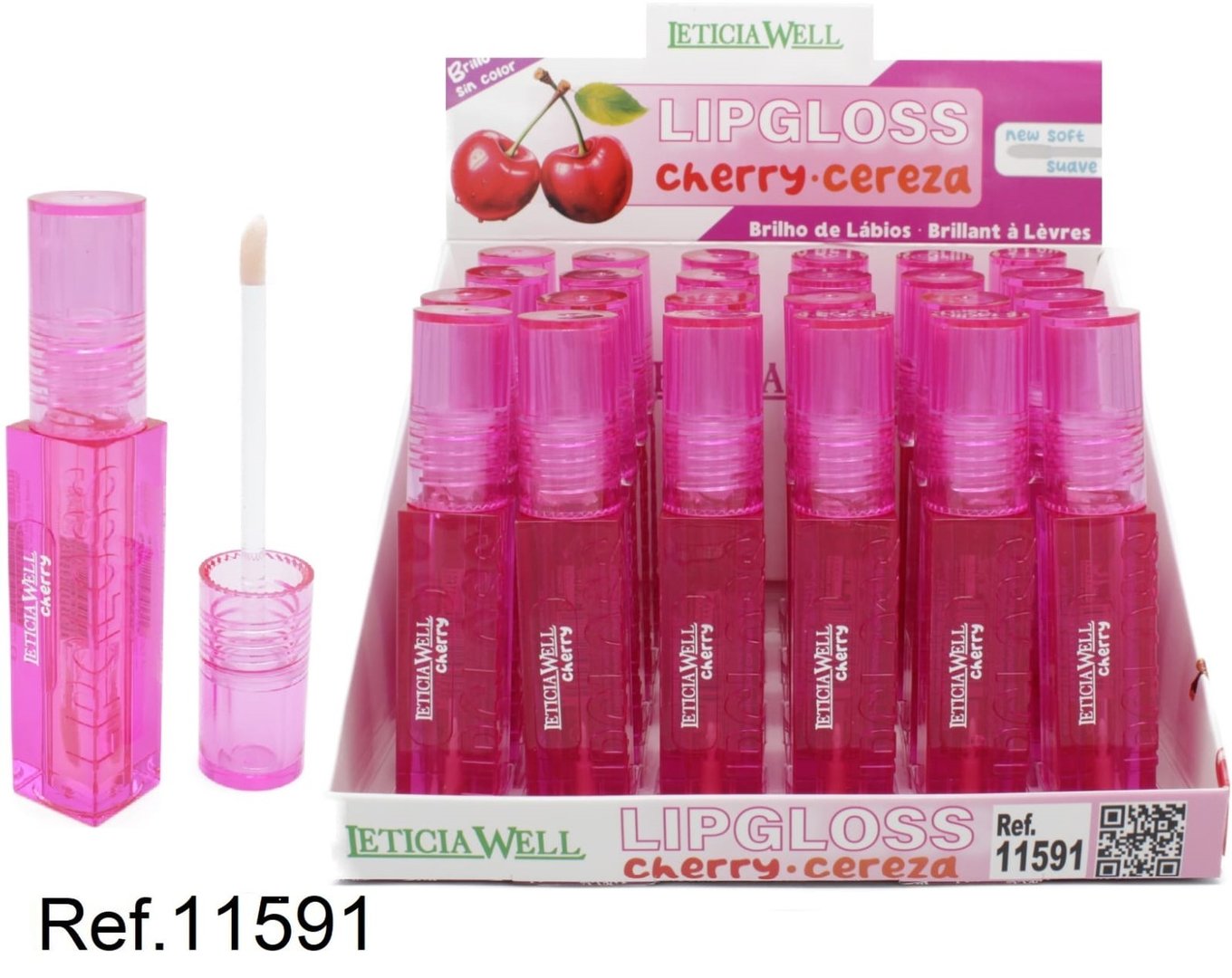 BRILLO LABIOS(0.65€‚ UNIDAD) PACK 24 LETICIA WELL