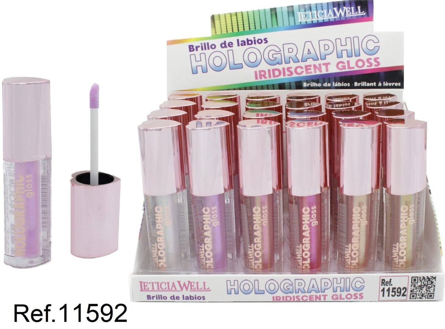 BRILLO LABIOS(0,75€‚ UNIDAD) PACK 24 LETICIA WELL