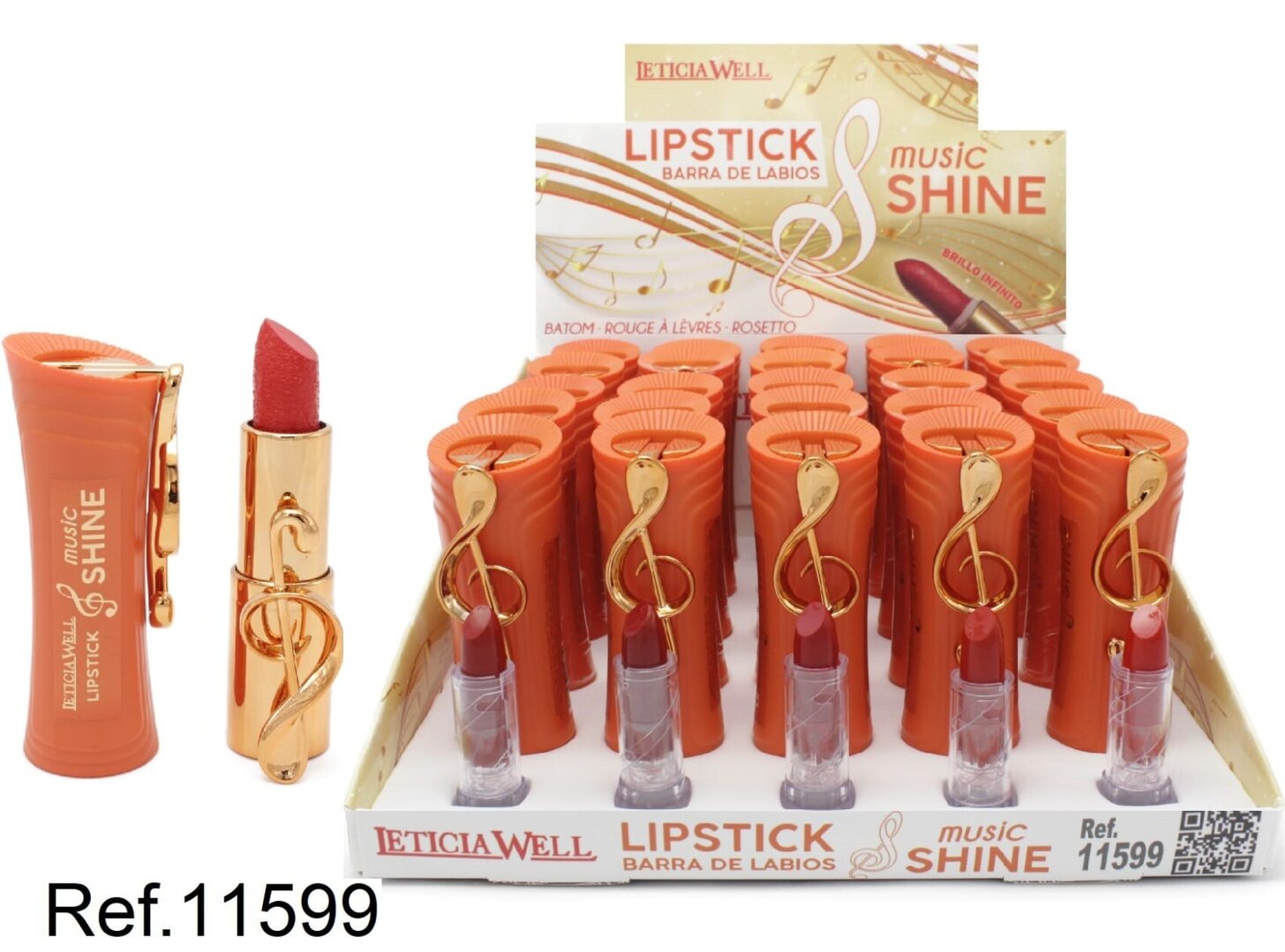 BARRA DE LABIOS (0.65€ UNIDAD) PACK 25 LETICIA WELL