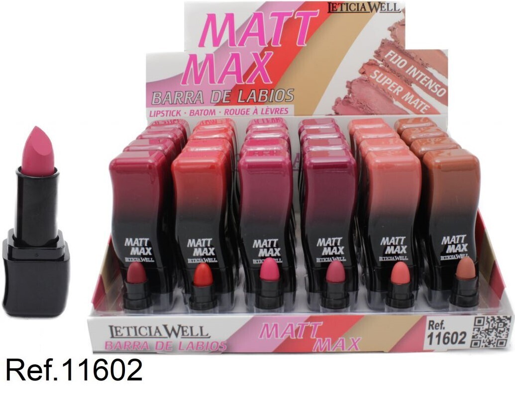 BARRA DE LABIOS (0.75€ UNIDAD) PACK 24 LETICIA WELL