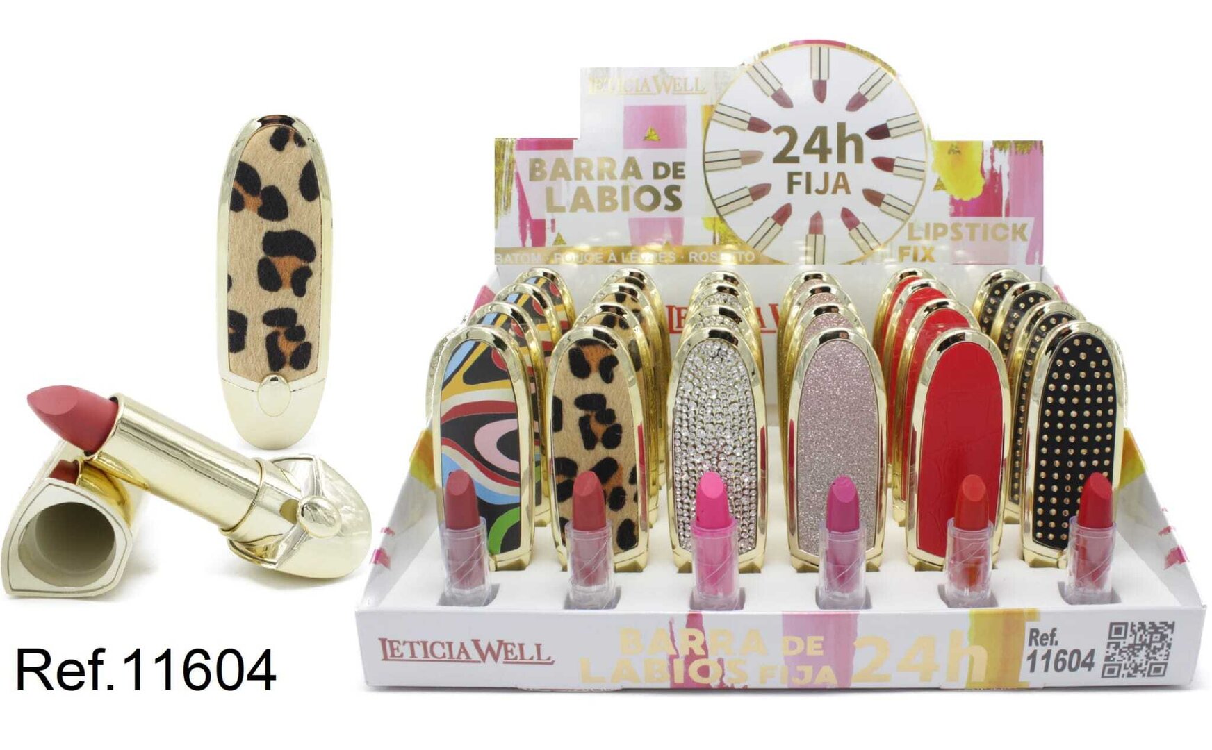 BARRA DE LABIOS (1,25 € UNIDAD) PACK 24 LETICIA WELL