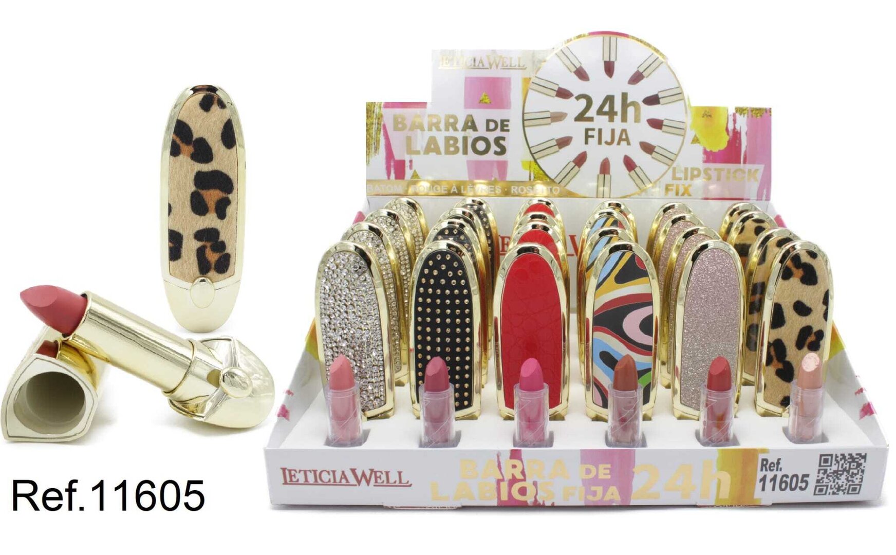 BARRA DE LABIOS (1,25 € UNIDAD) PACK 24 LETICIA WELL