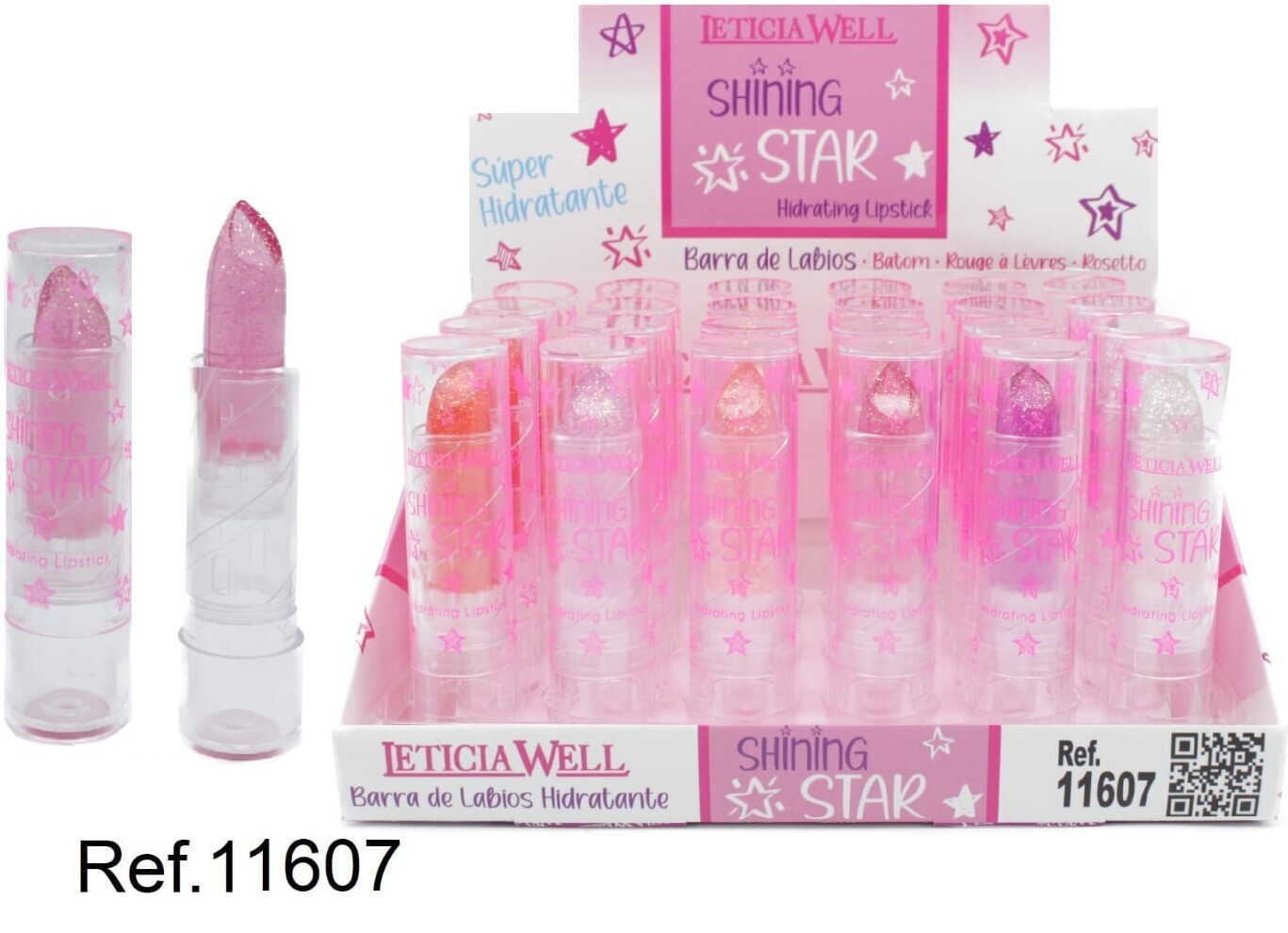 BARRA DE LABIOS (0.69€ UNIDAD) PACK 24 LETICIA WELL