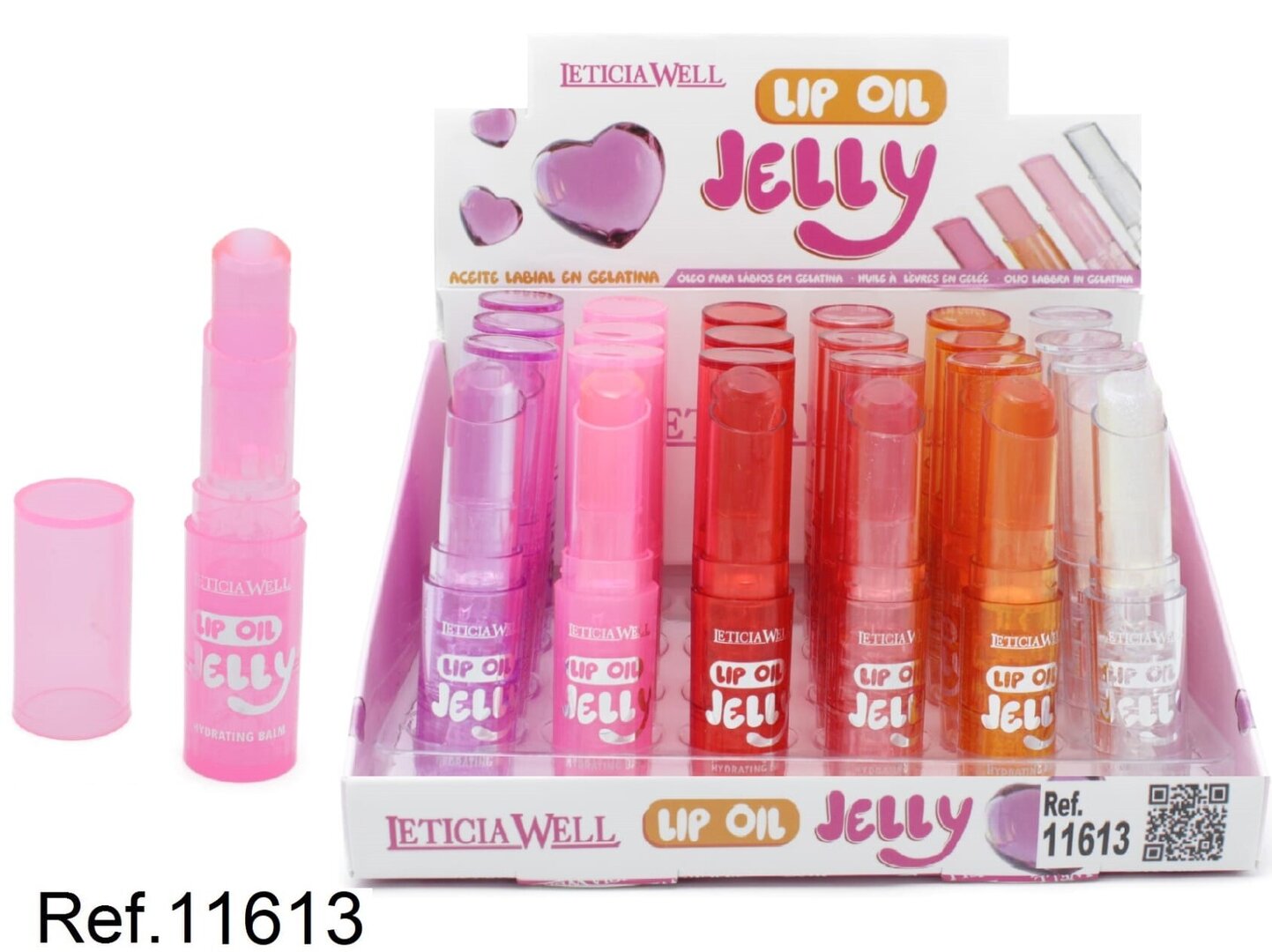 ACEITE LABIAL(0.75€‚ UNIDAD) PACK 24 LETICIA WELL