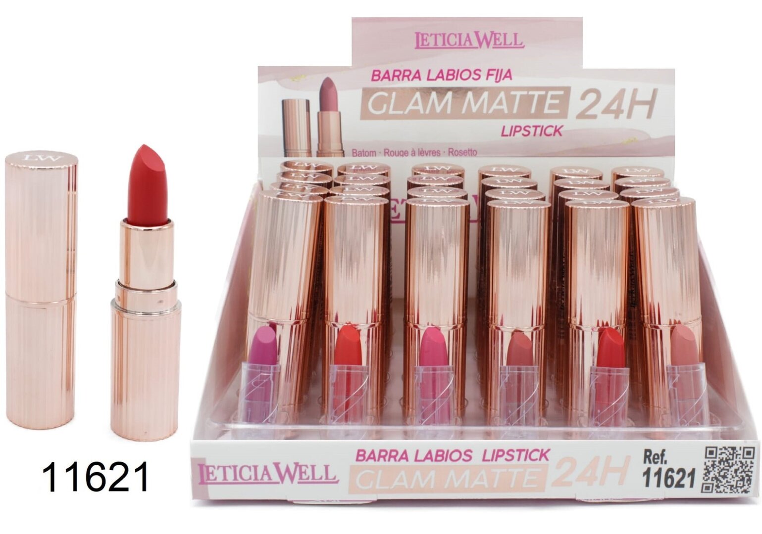 BARRA DE LABIOS (0.79€ UNIDAD) PACK 24 LETICIA WELL