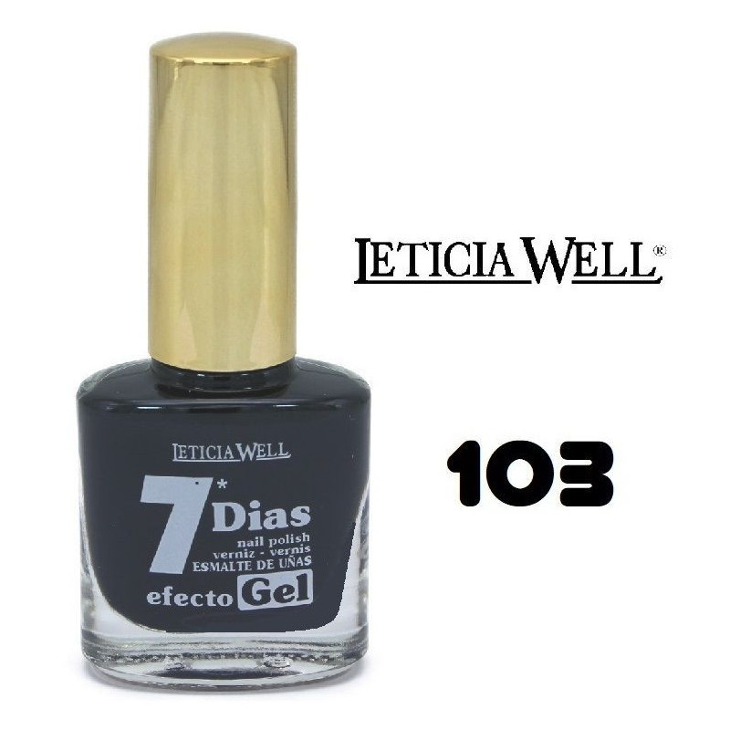 laca de uñas 7 dias efecto gel(0,60 € UNIDAD) PACK 6 LETICIA WELL