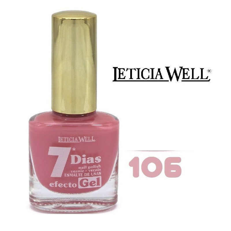 laca de uñas 7 dias efecto gel(0,60 € UNIDAD) PACK 6 LETICIA WELL