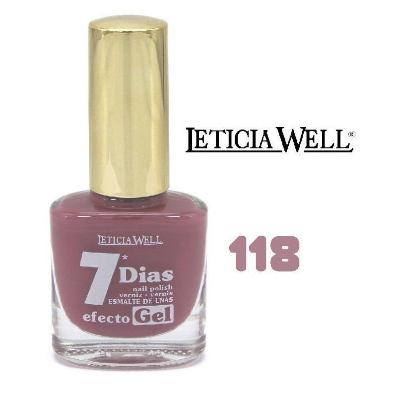 laca de uñas 7 dias efecto gel(0,60 € UNIDAD) PACK 6 LETICIA WELL