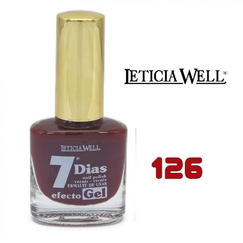 laca de uñas 7 dias efecto gel(0,60 € UNIDAD) PACK 6 LETICIA WELL