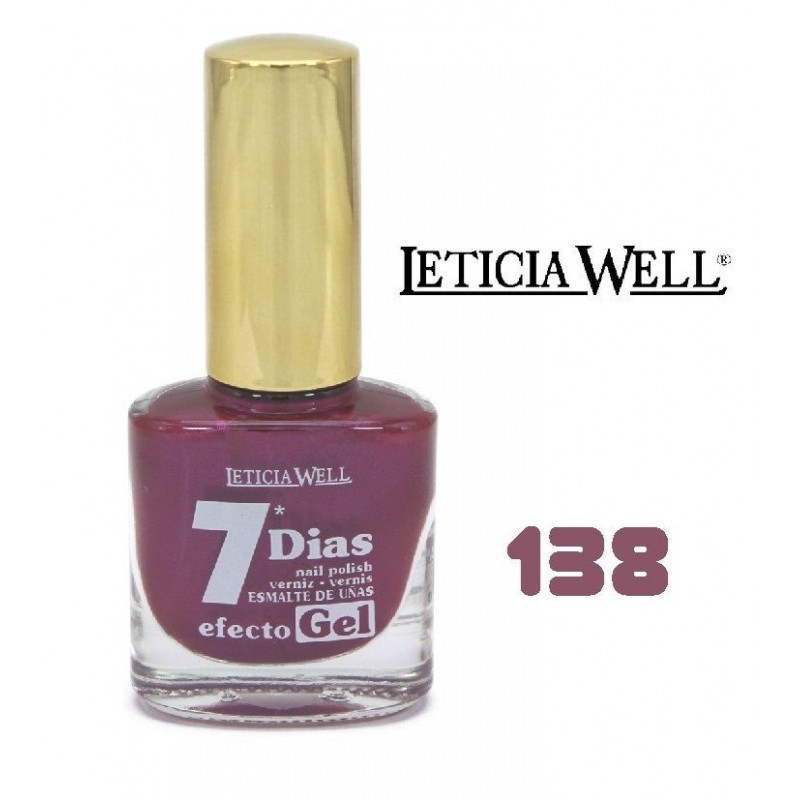 laca de uñas 7 dias efecto gel(0,60 € UNIDAD) PACK 6 LETICIA WELL