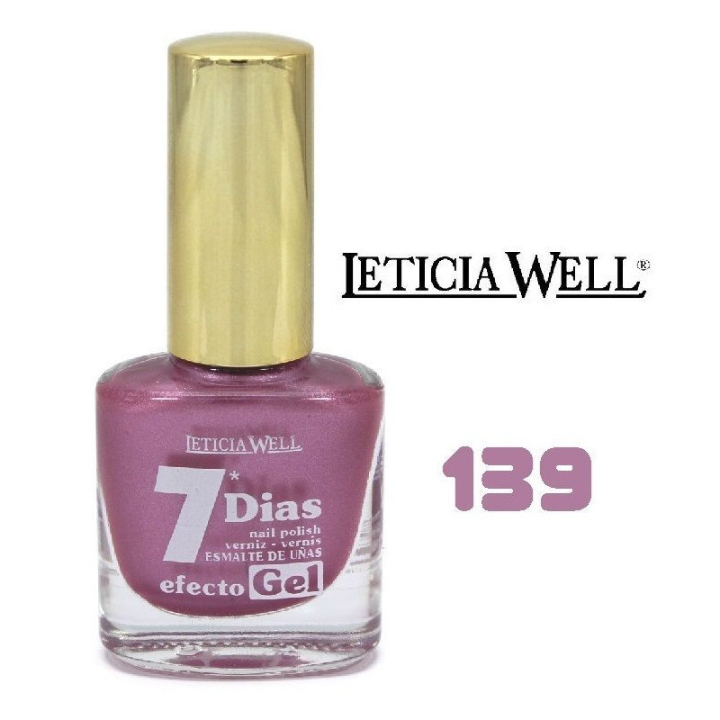 laca de uñas 7 dias efecto gel(0,60 € UNIDAD) PACK 6 LETICIA WELL