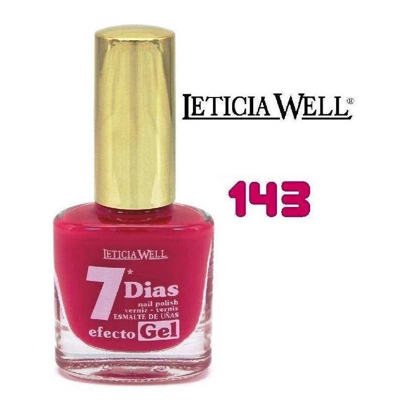 laca de uñas 7 dias efecto gel(0,60 € UNIDAD) PACK 6 LETICIA WELL