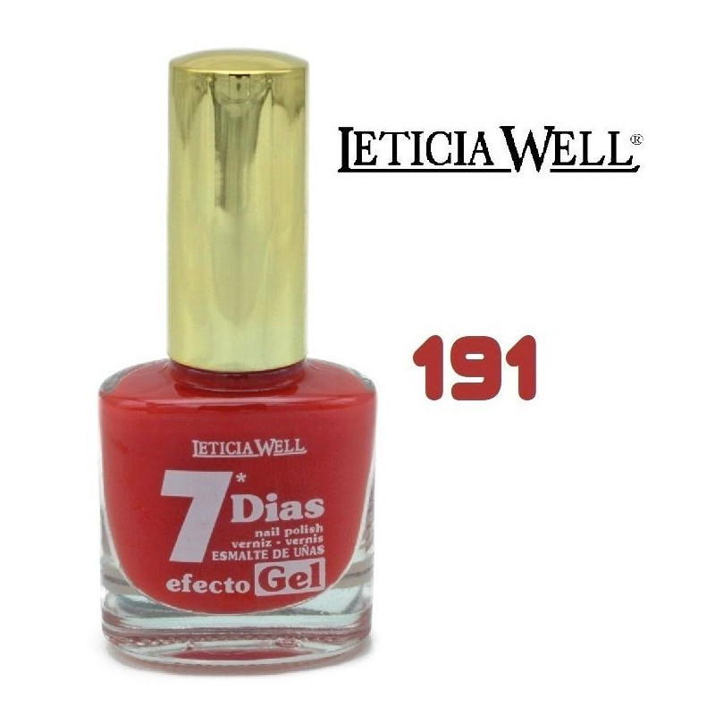 laca de uñas 7 dias efecto gel(0,60 € UNIDAD) PACK 6 LETICIA WELL