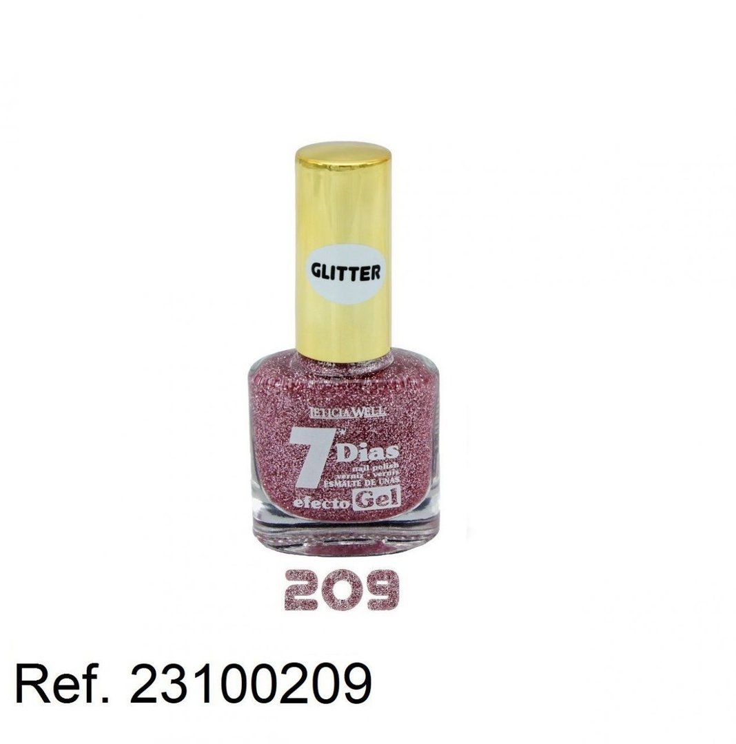 laca de uñas 7 dias efecto gel(0,60 € UNIDAD) PACK 6 LETICIA WELL