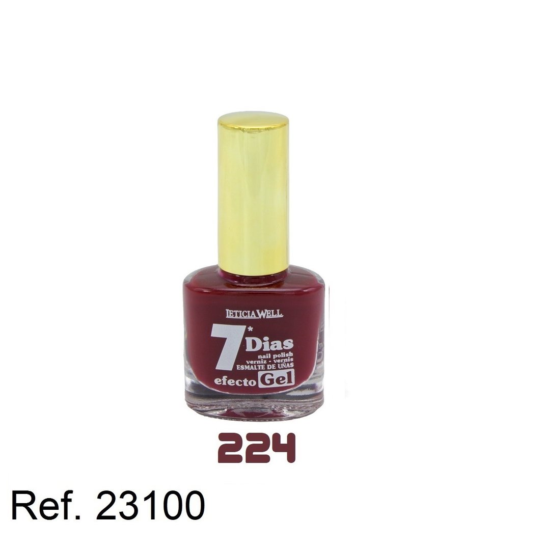 laca de uñas 7 dias efecto gel(0,60 € UNIDAD) PACK 6 LETICIA WELL