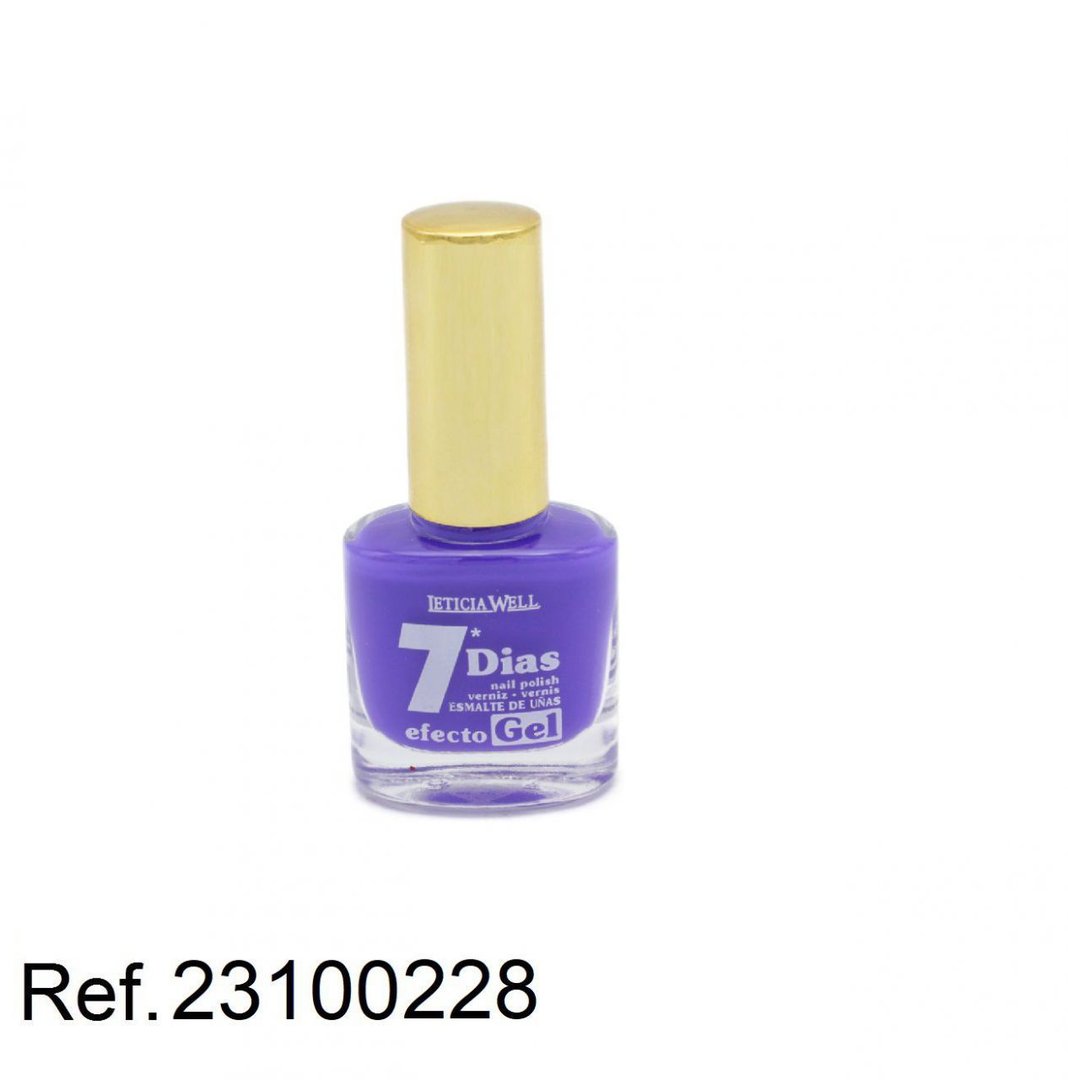 laca de uñas 7 dias efecto gel(0,60 € UNIDAD) PACK 6 LETICIA WELL