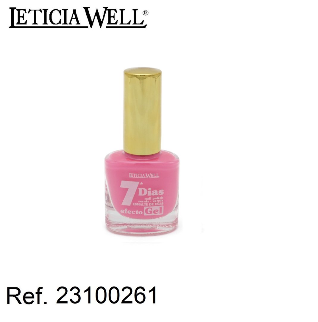 laca de uñas 7 dias efecto gel(0,60 € UNIDAD) PACK 6 LETICIA WELL