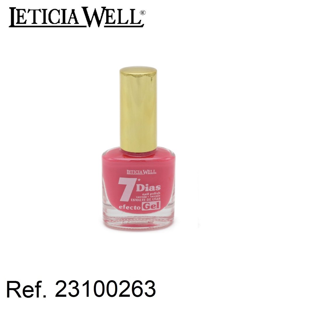 laca de uñas 7 dias efecto gel(0,60 € UNIDAD) PACK 6 LETICIA WELL