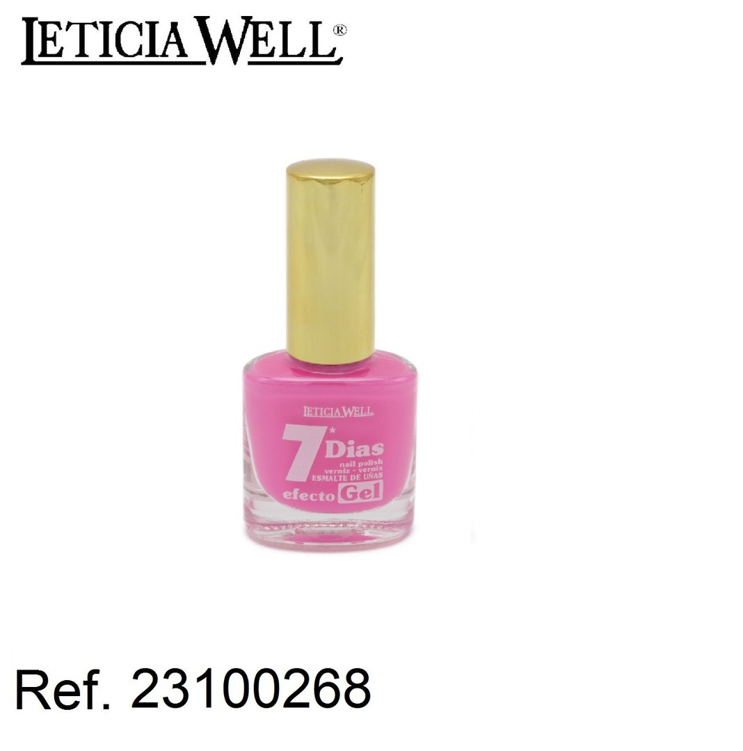 laca de uñas 7 dias efecto gel(0,60 € UNIDAD) PACK 6 LETICIA WELL