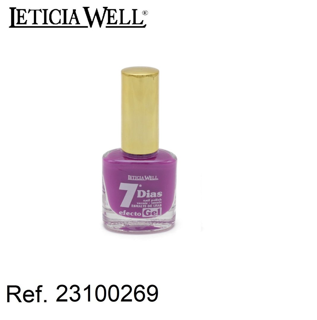 laca de uñas 7 dias efecto gel(0,60 € UNIDAD) PACK 6 LETICIA WELL
