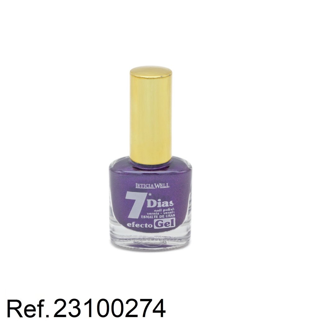 laca de uñas 7 dias efecto gel(0,60 € UNIDAD) PACK 6 LETICIA WELL